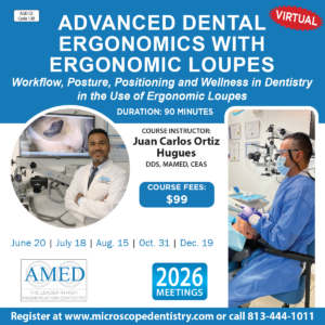 AMED-2026_Advanced Ergonimics with Loupes_1200x1200_Web-Square