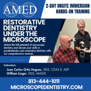 AMED Charlotte Courses Flyer - AMED Restorative under the Microscope Square